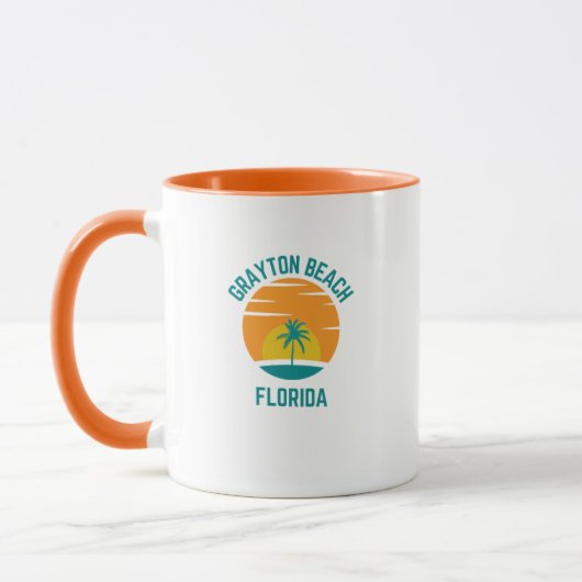 Grayton Beach Florida Coffee Mok (Links)
