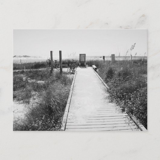 GRAYTON BEACH, FLORIDA - Zwart-wit Briefkaart (Voorkant)