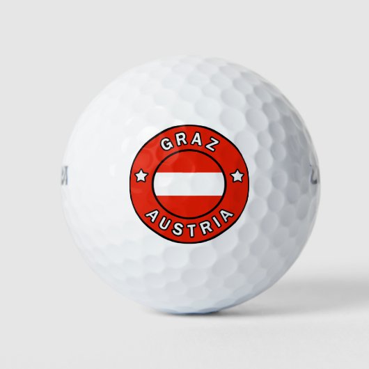 Graz Austria Golfballen (Voorkant)