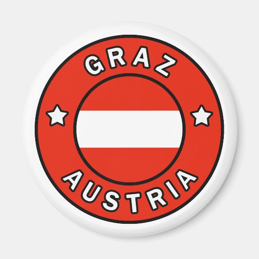 Graz Austria Magneet (Voorkant)
