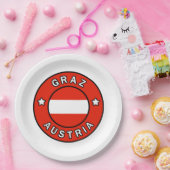 Graz Austria Papieren Bordje (Feest)