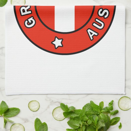 Graz Austria Theedoek (Gevouwen)