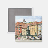 Graz, Oostenrijk - koelkast magneet van Velvet Esc (Voorkant / Achterkant)