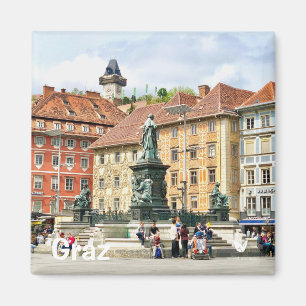 Graz, Oostenrijk - koelkast magneet van Velvet Esc