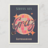 Graz Österreich Oostenrijk Retro Briefkaart (Voorkant)