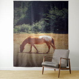 Grazende Palomino.... Wandkleed