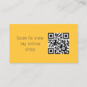 Grazende schapen QR-code Breien Visitekaartjes (Achterkant)