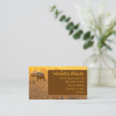 Grazende schapen QR-code Breien Visitekaartjes (Staand voorkant)