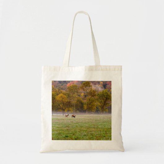 Grazing Elk Canvas tas (Voorkant)