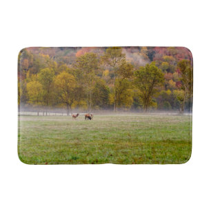 Grazing Elk paar badmatten