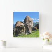 Grazing Koekklok Vierkante Klok (Huis)