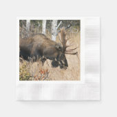 Grazing Moose Servet (Voorkant)
