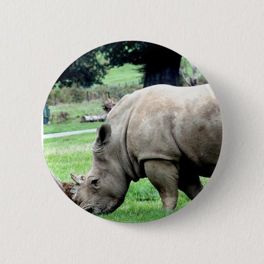 Grazing Witte Button (Voorkant)
