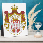 Grb Srbije, Servisch wapen Fotoplaat (Zijkant)