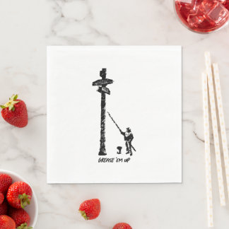 "Grease 'Em Up' Paper Napkin Servet
