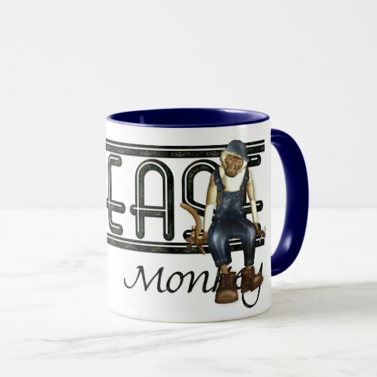 Grease Monkey Mechanics Humoureuze koffie-Mok Mok (Voorkant rechts)