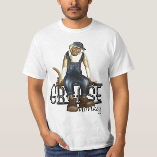 Grease Monkey Mechanics Value T-Shirt (Voorkant)