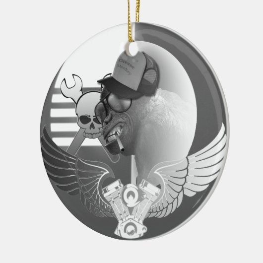 Grease Monkey Tree Ornament (Links)