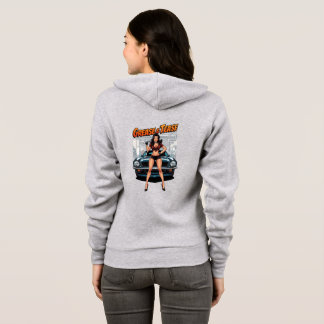 Grease & Tease – Pin-Up Girl in een Hot Rod Hoodie