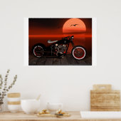 Greaser Sunset Poster (Keuken)