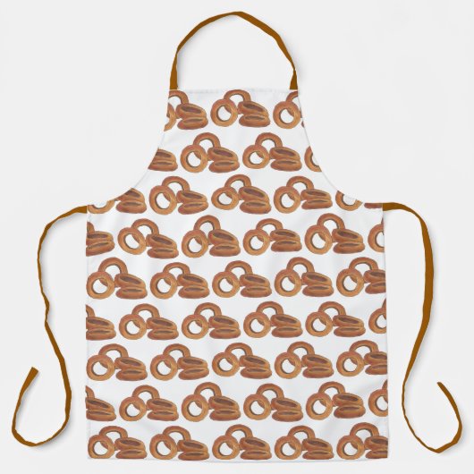 Greasy Deep Fried Onion Rings Junk Food Schort (Voorkant)