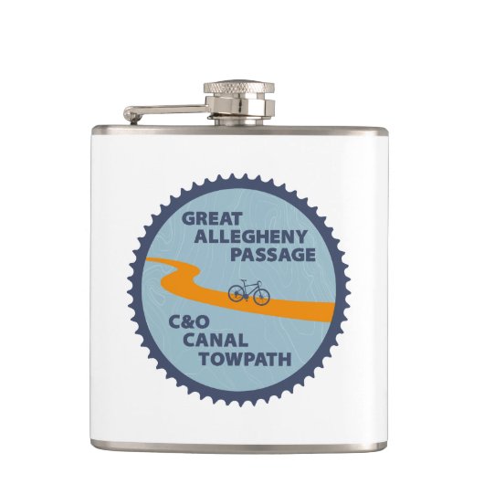 Great Allegheny Passage C&O Canal Chain Ring Heupfles (Voorkant)