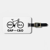 Great Allegheny Passage C&O Canal Towpath Bike Bagagelabel (Voorkant horizontaal)