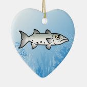 Great Barracuda Keramisch Ornament (Rechts)