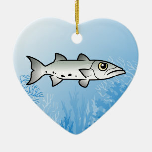 Great Barracuda Keramisch Ornament