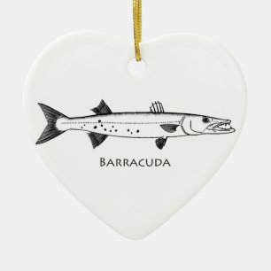 Great Barracuda Logo Keramisch Ornament