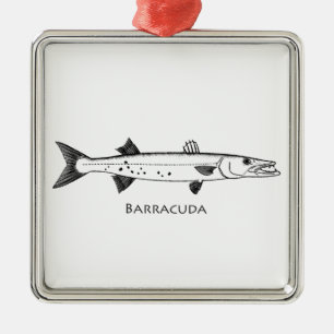Great Barracuda Logo Metalen Ornament
