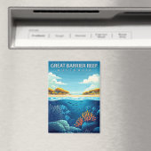 Great Barrier Reef Australia Travel Magneet (Insitu (Vaatwasser))