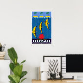  Great Barrier Reef Australia Travel Poster (Thuiskantoor)