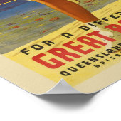 Great Barrier Reef Australie Poster vintage 1934 (Coin)