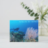 Great Barrier Reef Briefkaart (Staand voorkant)