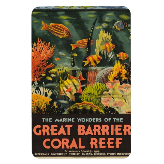  Great Barrier Reef Poster Magneet (Verticaal)