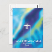 Great Barrier Reef, Queensland, Australië Briefkaart (Voorkant / Achterkant)