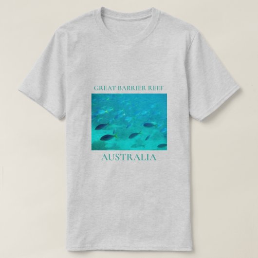 Great Barrier Reef Queensland Australië T-shirt (Design voorkant)