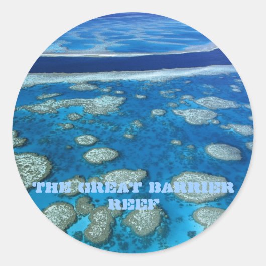 Great Barrier Reef Sticker (Voorkant)