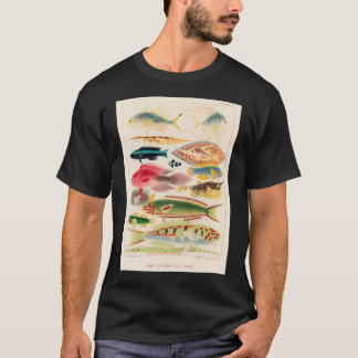 Great Barrier Reef Vis Illustratie door William T-shirt