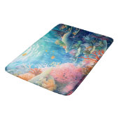 Great Barrier Reef Waterverf Badmat (Gekanteld)