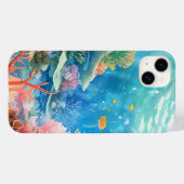 Great Barrier Reef Waterverf Case-Mate iPhone Case (Achterkant (horizontaal))
