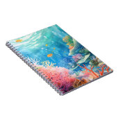 Great Barrier Reef Waterverf Notitieboek (Rechterzijde)