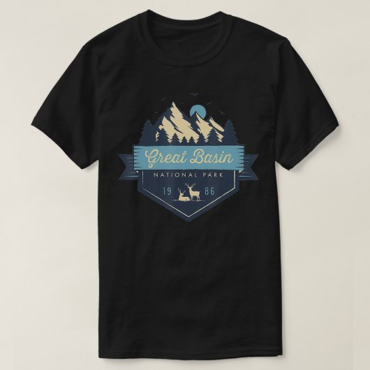 Great Basin National Park Cool  Mountain T-shirt (Design voorkant)