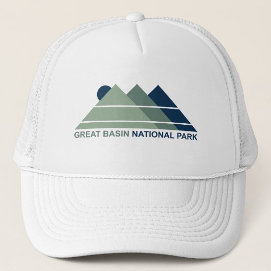 Great Basin National Park Mountain Sun Trucker Pet (Voorkant)
