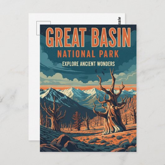 Great Basin National Park Nevada Briefkaart (Voorkant / Achterkant)