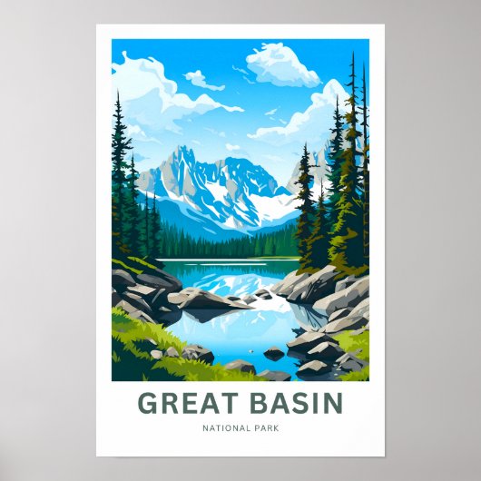 Great Basin National Park Reisprint Poster (Voorkant)