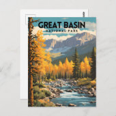 Great Basin National Park Reizen Briefkaart (Voorkant / Achterkant)
