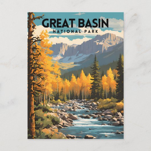 Great Basin National Park Reizen Briefkaart (Voorkant)