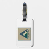 Great Basin National Park Rustiek Bagagelabel (Achterkant verticaal)